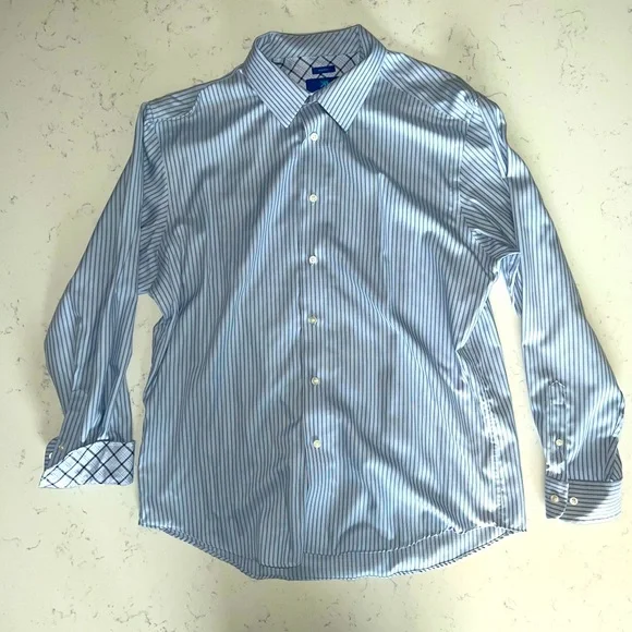 egara dress shirts Skinny Fit Wrinkle-Resistant Shirt | Tuxedo White Egara Tops for Men -